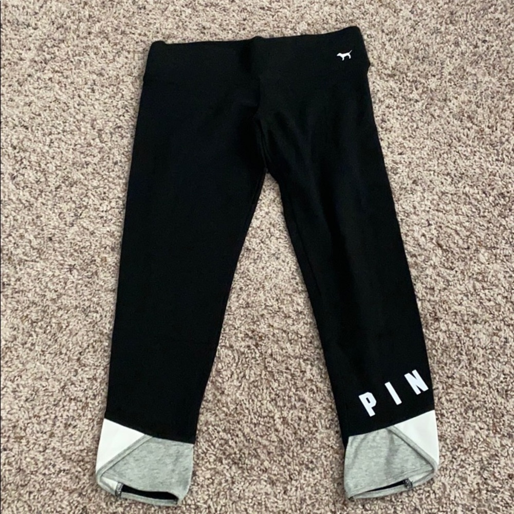 NWOT PINK Crop Leggings